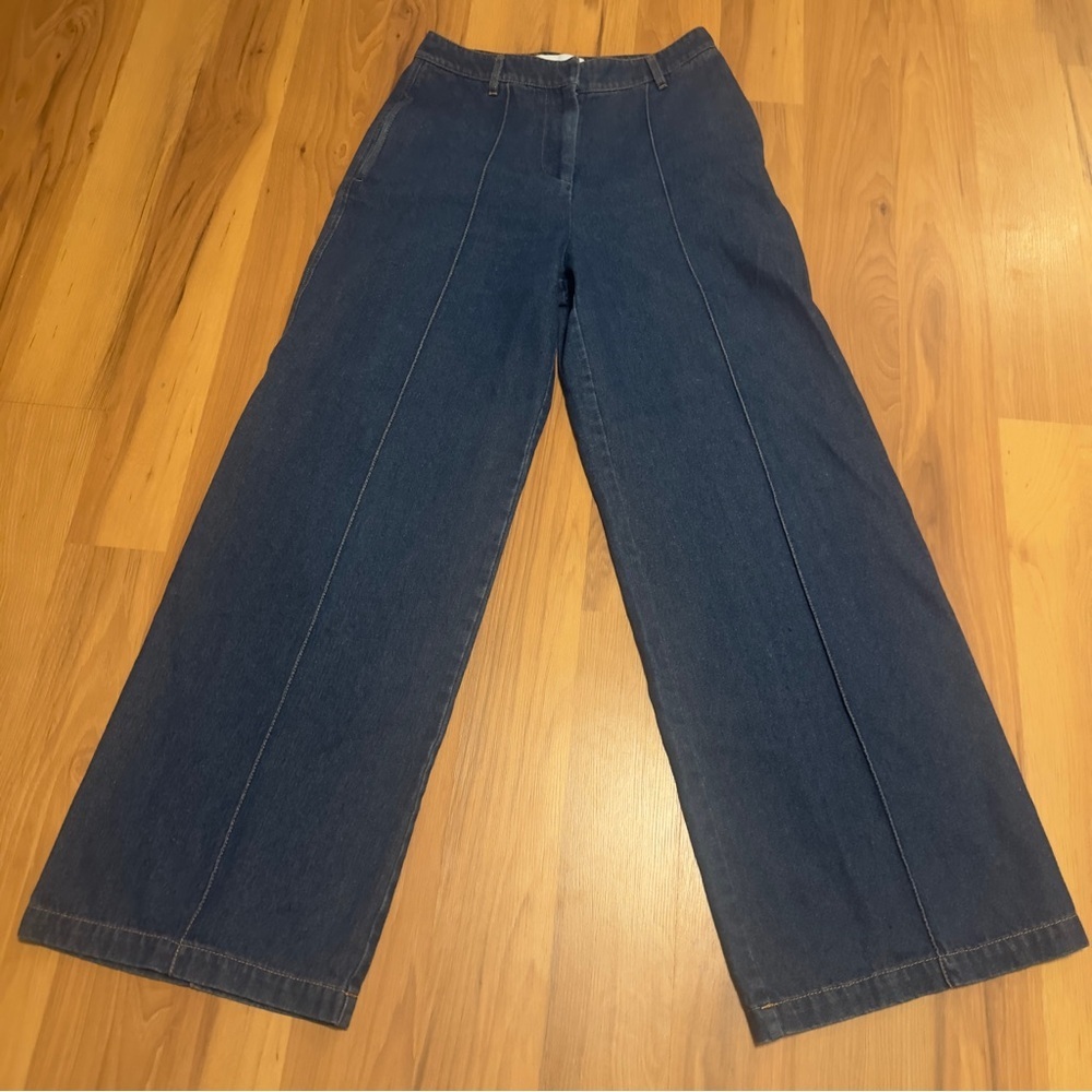 Rosetta Getty Dark Blue Flare Jeans